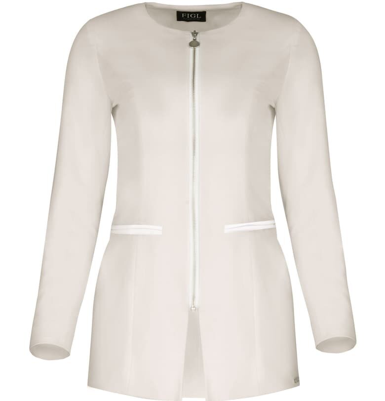 Дамско яке  бежово - полиестер и вискоза Figl