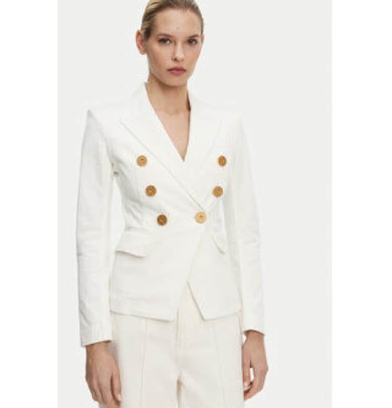 Дамско яке - брак - памук - бяло - brak