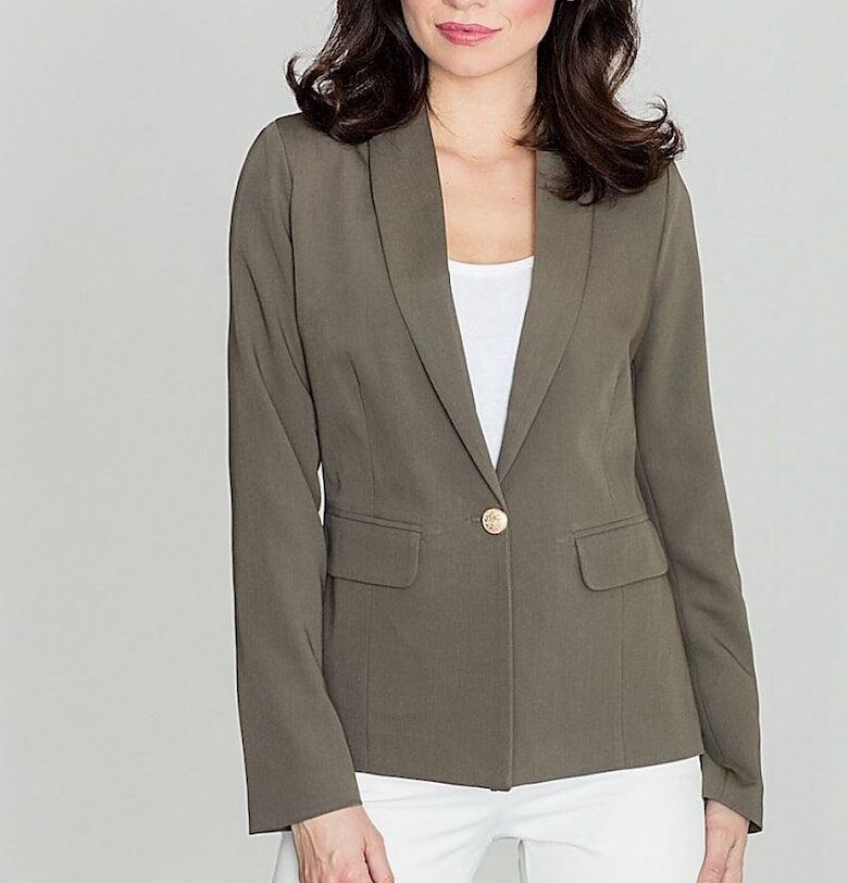 Дамско яке -  зелено - оригинален материал - Lenitif