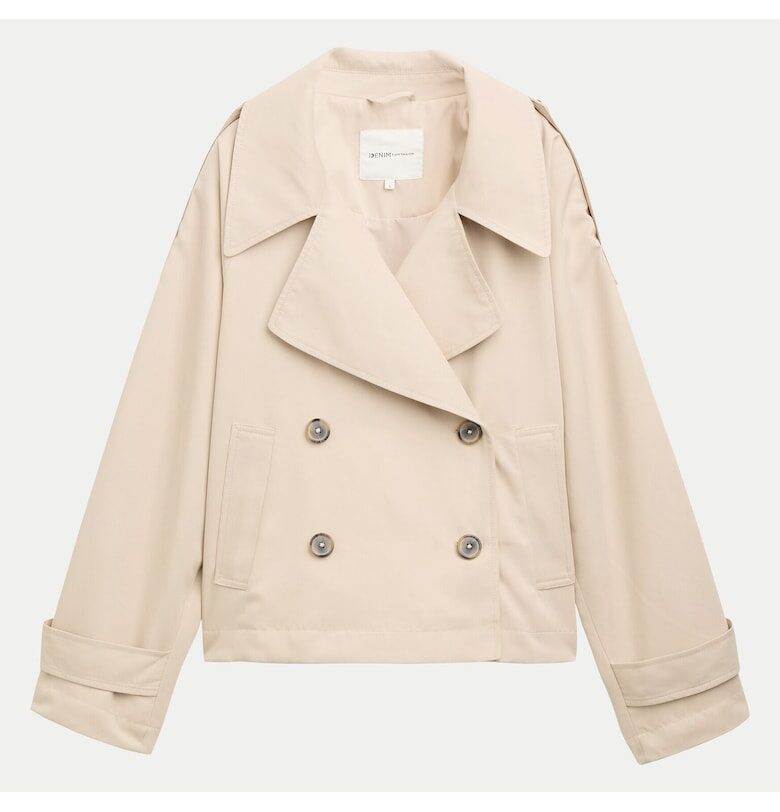 Дамско яке  модел 1045530 - бежово - 100% полиестер - меко - Tom Tailor Denim