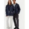 Дамско яке модел HARU0012251 - тъмносиньо - 100% полиестер - 100% полиуретан Hunter
