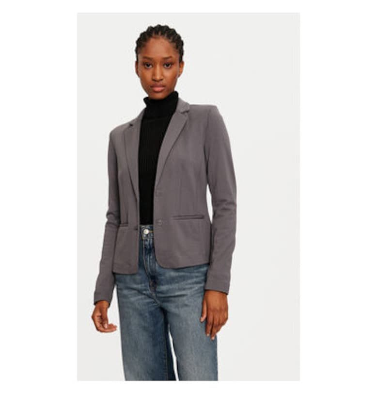 Дамско яке - само - Сиво - Вискоза - Сив Only