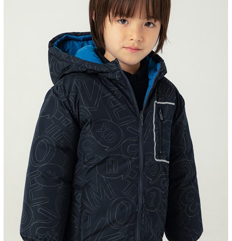 Двулицево зимно яке с качулка и много джобове - Син Mayoral