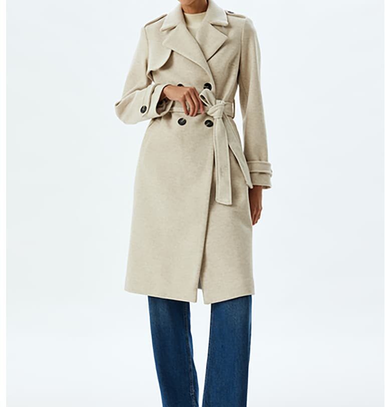 Двуреден тренч - Камел KOTON