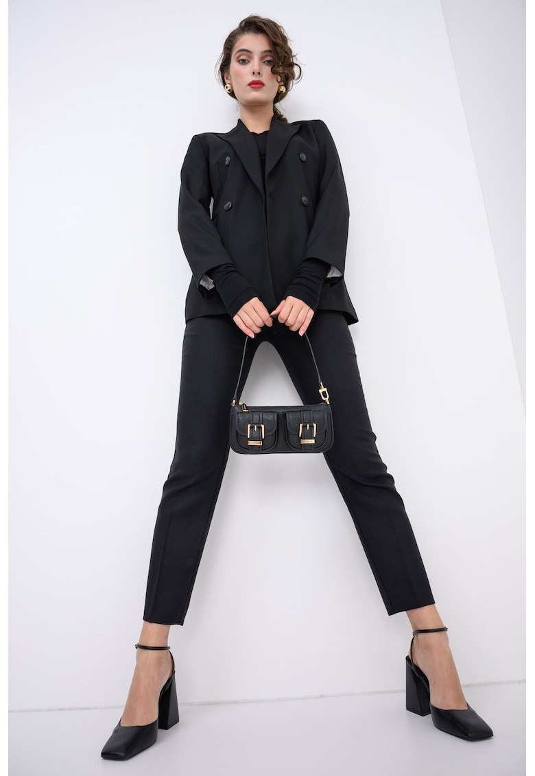 Двуредно сако Chicago - Черен MaxCo