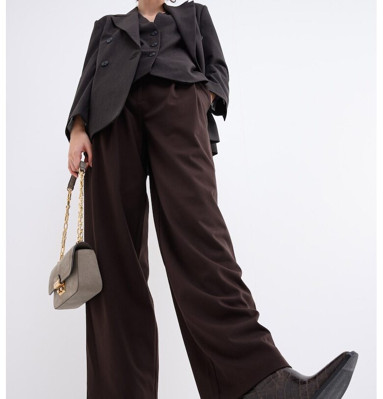 Двуредно сако с вълна - Избеляло черно MaxCo