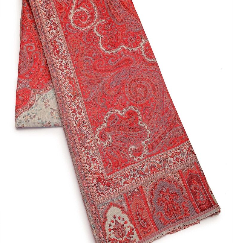 Десениран шал с модал и коприна AVANT-GARDE PARIS