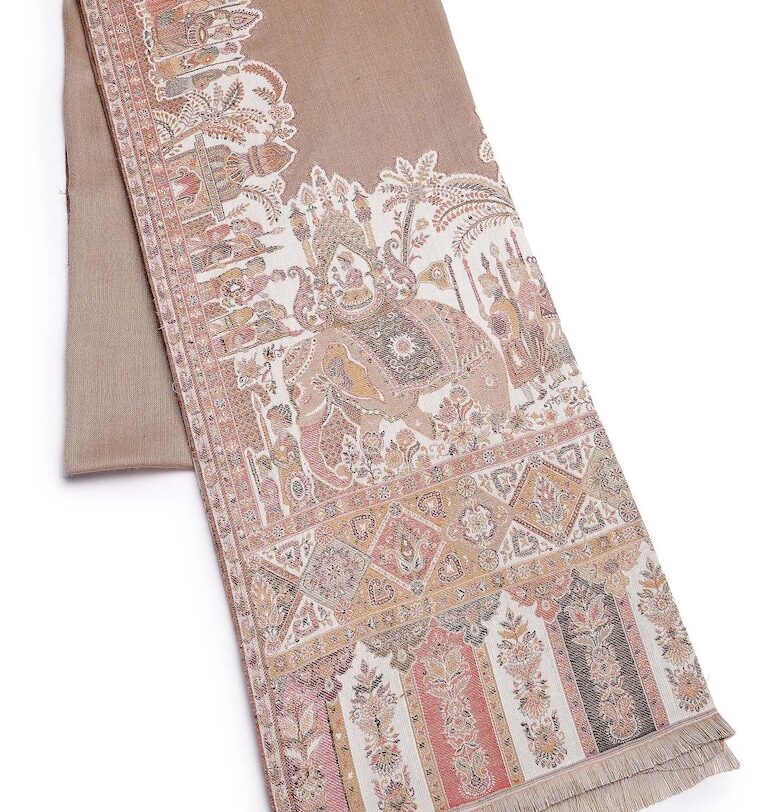 Десениран шал с незавършен подгъв AVANT-GARDE PARIS