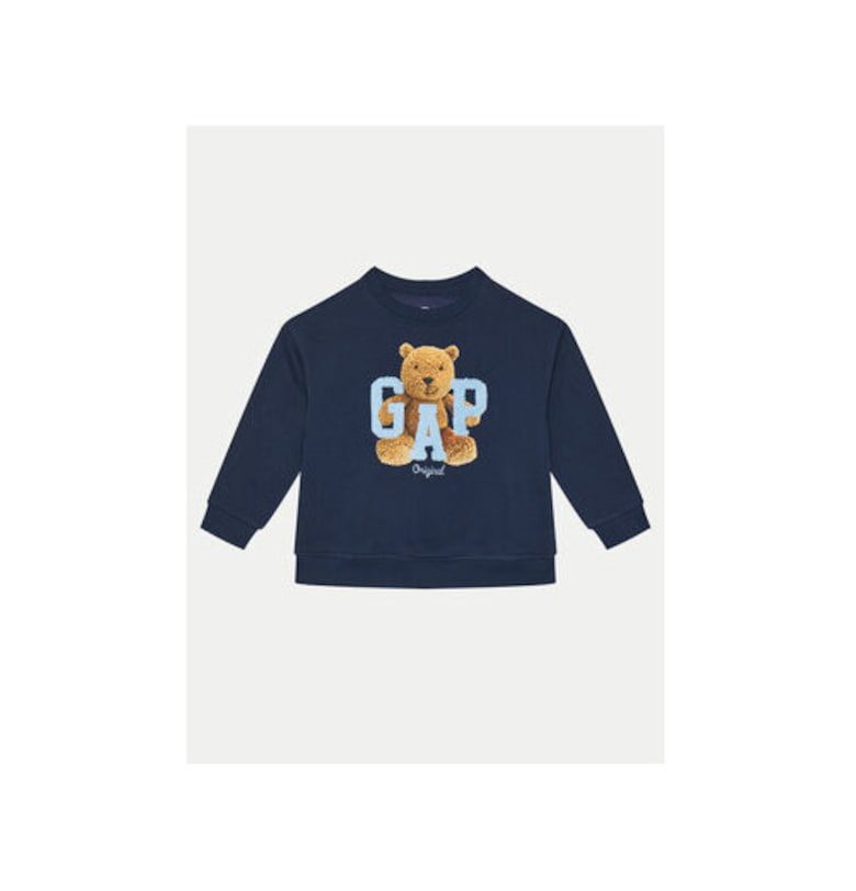 Детска блуза -  304985713 - Памук/Полиестер - Син GAP