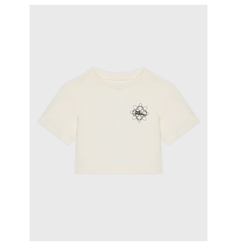 Детска тениска  Органичен памук 302725328 - Бял Jack Wolfskin