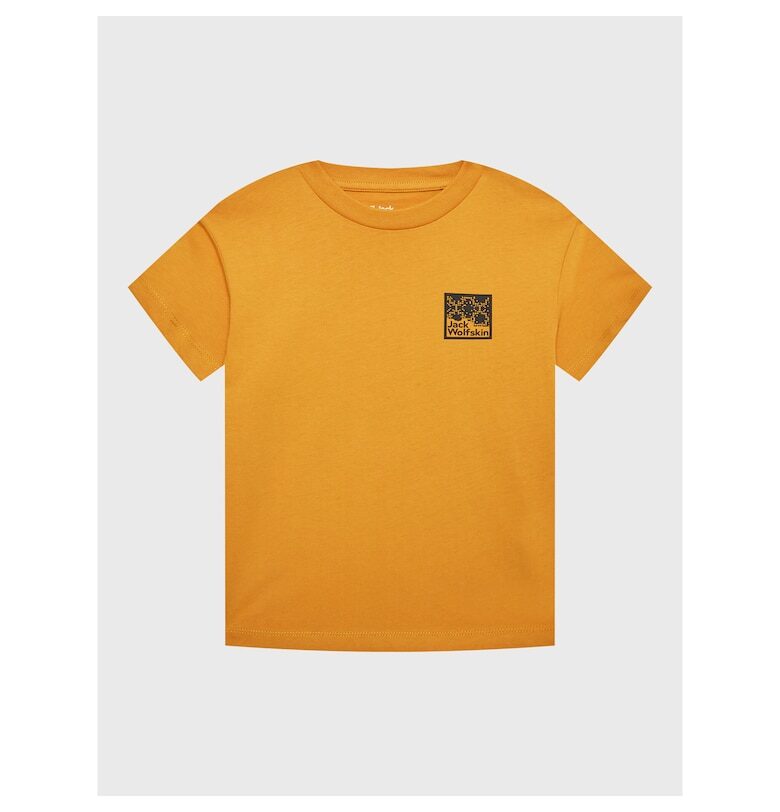 Детска тениска -  Памук - Оранжев Jack Wolfskin