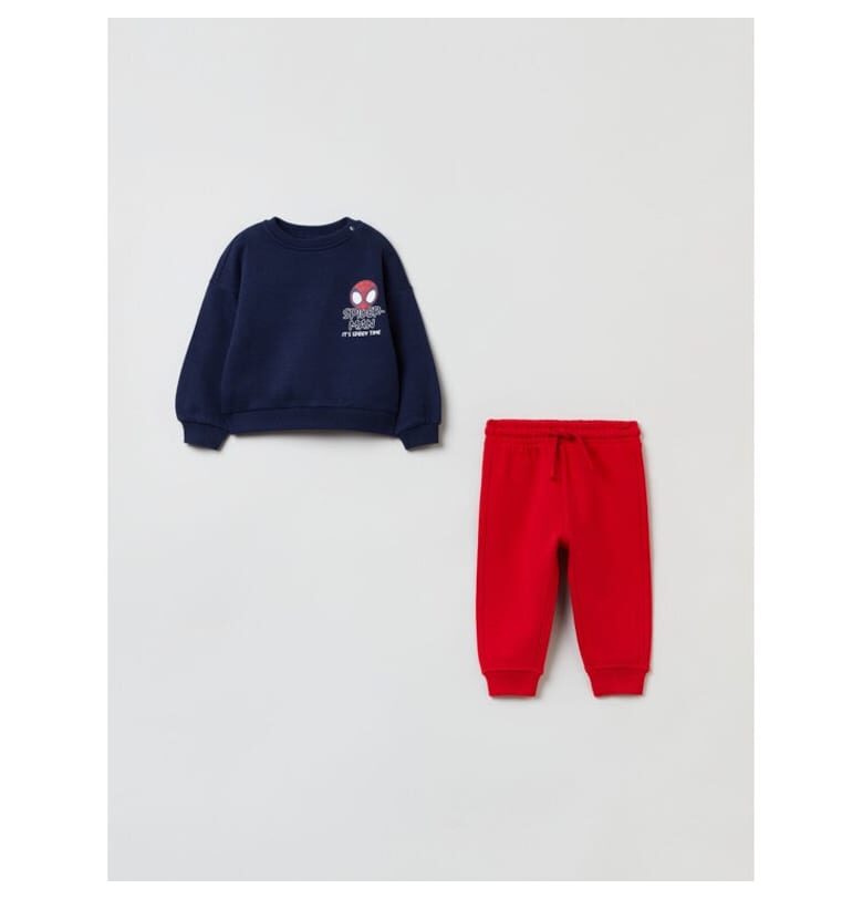 Детски анцуг -  112433 - Червен/Синьо - Памук OVS