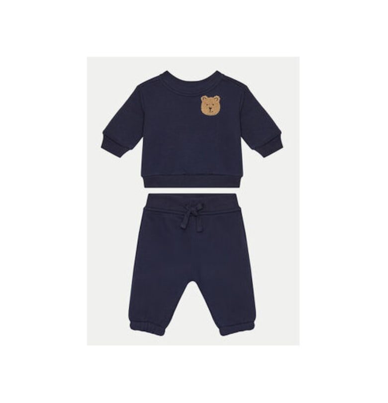 Детски анцуг -  304882753 - Памук/Полиестер - Син - Син GAP