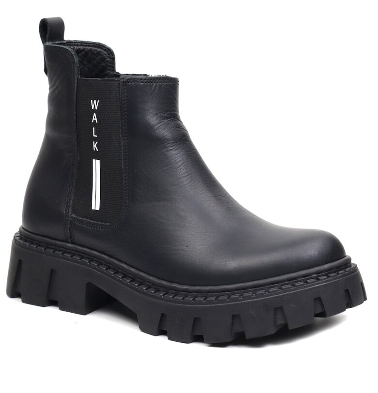 Детски боти за момиче 2053 черни Caspian