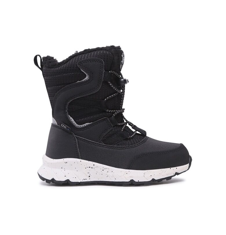 Детски ботуши -  25046 - Екокожа - Черни Leaf