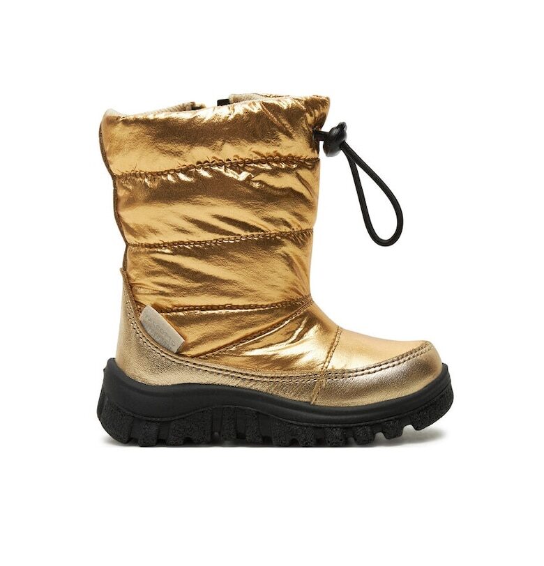 Детски ботуши -  75300 - Лъскава кожа - Златни Falcotto