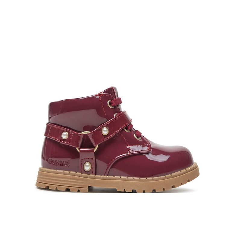 Детски ботуши -  85353 - Екокожа - Бордо Mayoral