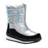 Детски ботуши за сняг Rae -  Кожа/Текстил - Сребро CMP