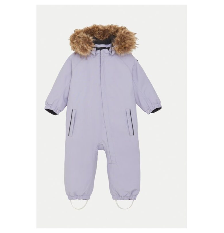 Детски гащеризон за момичета - Цвят Детски - 304424274 - Рециклиран полиестер - Лилав - Виолетов Color Kids