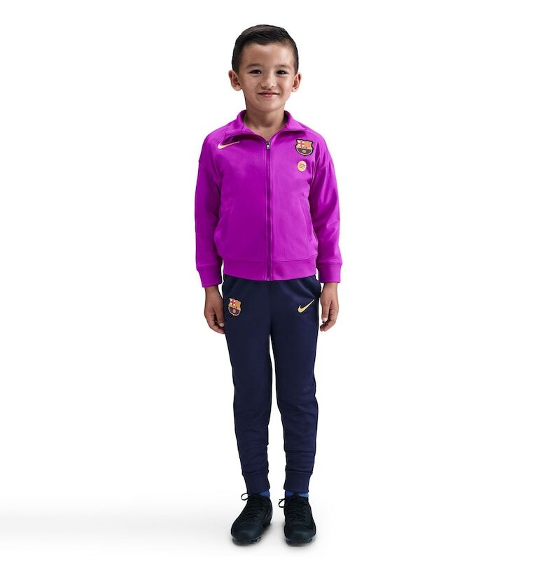 Детски екип  FC Barcelona Strike - лилав Nike