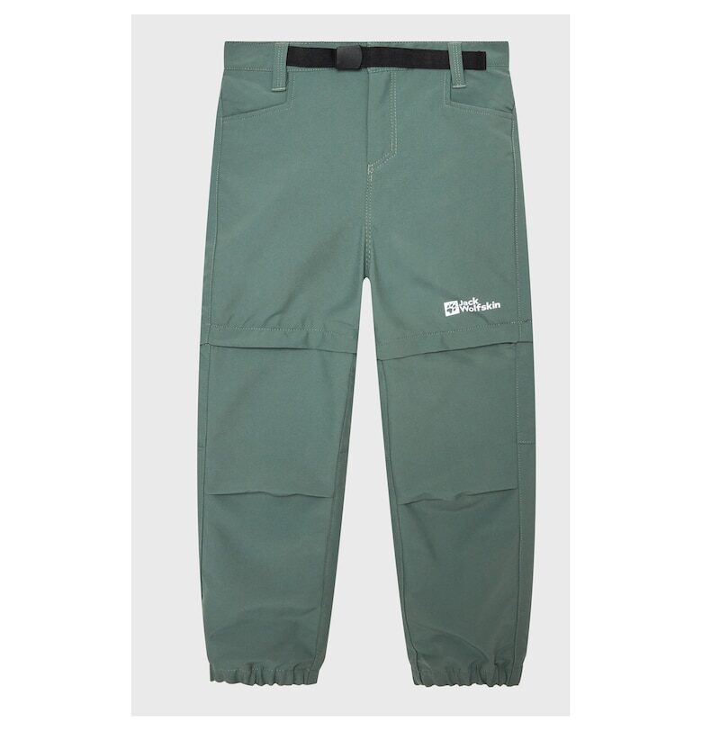 Детски панталон -  Полиестер - Зелен - Зелен Jack Wolfskin