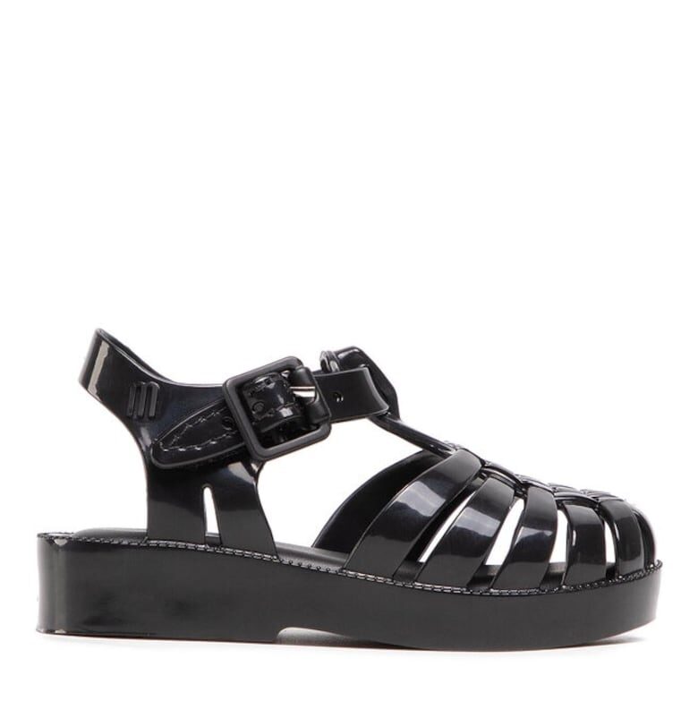 Детски сандали  208216296 - Синтетика - Черни Melissa