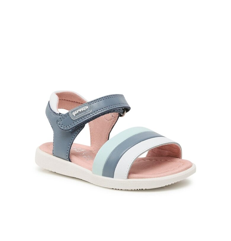 Детски сандали -  302657605 - Естествена кожа - Сини Garvalin