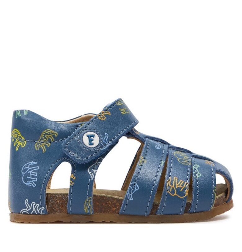 Детски сандали  303875305 - Естествена кожа - Син Naturino
