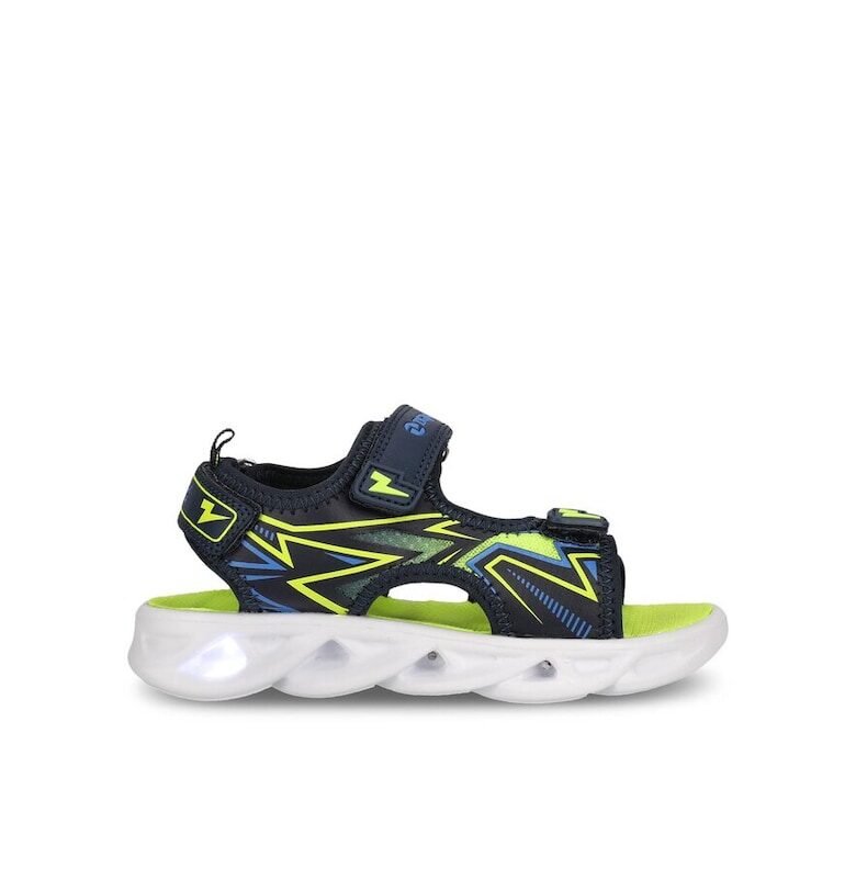 Детски сандали -  92076 - Екокожа - Тъмносин ZIGZAG