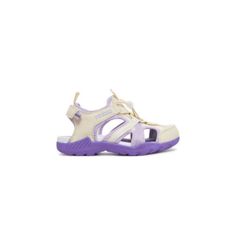 Детски сандали -  еко кожа - лилав/бежов Reima