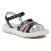 Детски сандали -  еко кожа - тъмносин - за момичета Tommy Hilfiger