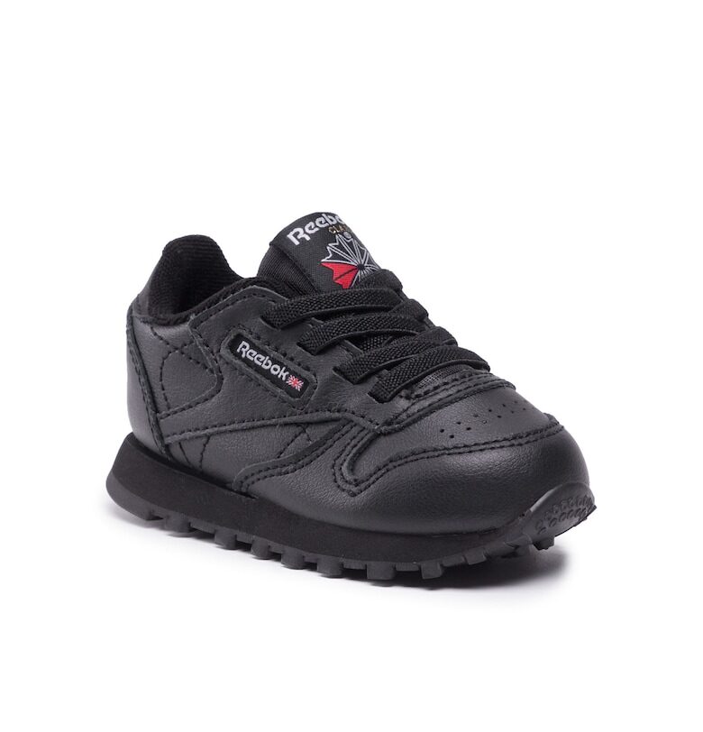 Детски спортни обувки -  208117050 - Черни - Естествена кожа/Синтетика Reebok