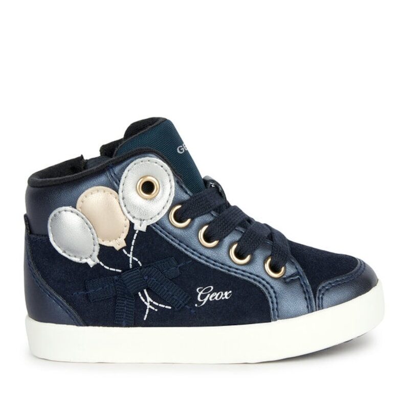 Детски спортни обувки  302494668 - Велур/Екокожа - Тъмносин Geox