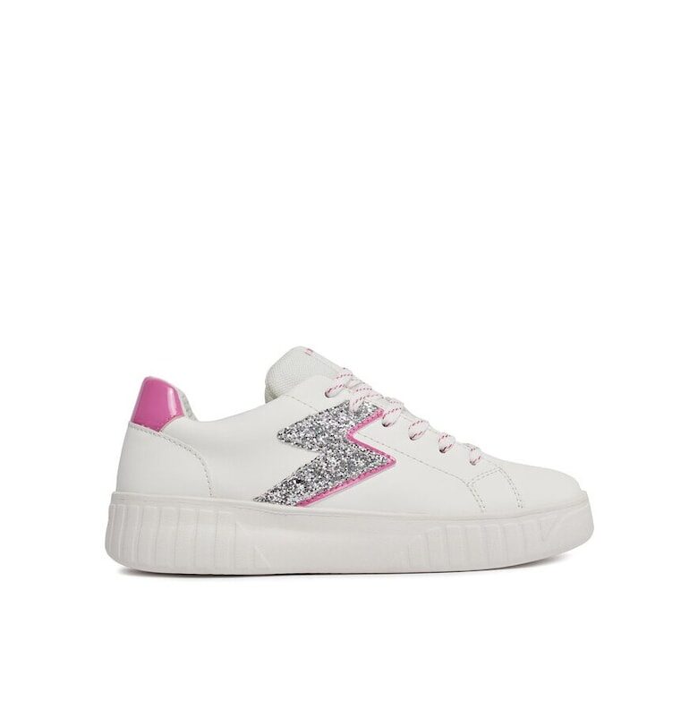 Детски спортни обувки -  303476 - Екокожа - Бял Geox