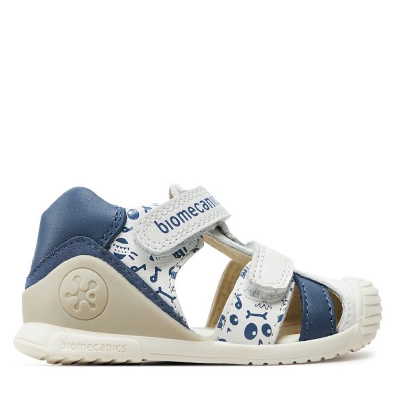 Детски спортни обувки  303705312 - Естествена кожа - Бял Biomecanics