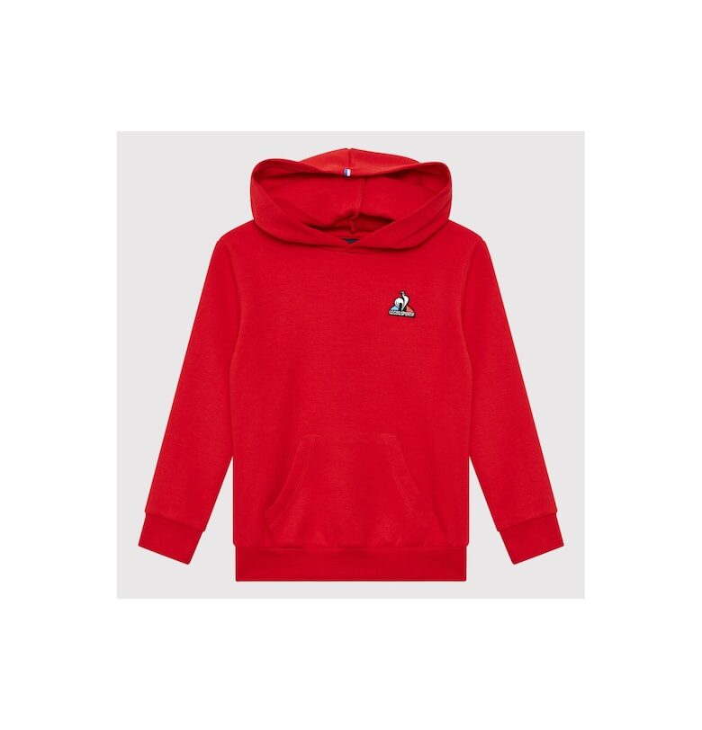 Детски суичър -  Памук - Червен Le Coq Sportif