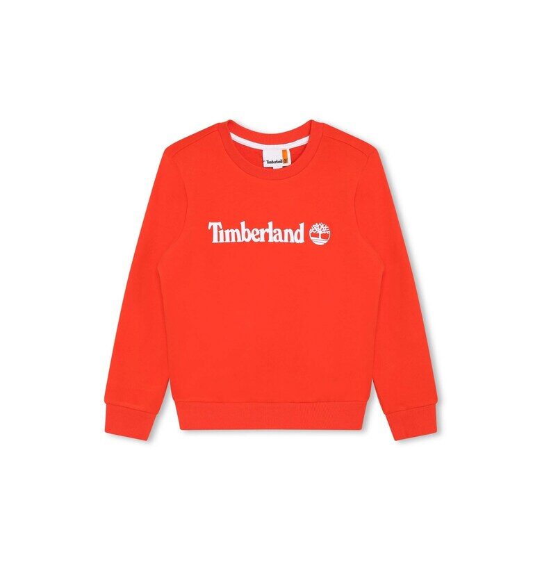 Детски суичър -  Памук - Оранжев - Оранжев Timberland