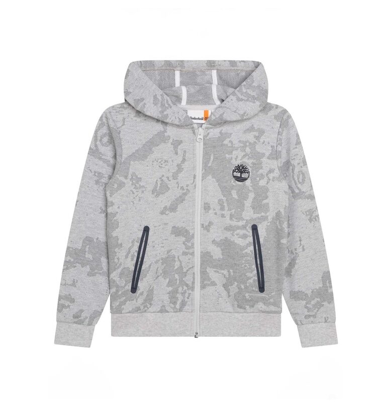 Детски суичър -  Памук/Полиестер - Сив - Сив Timberland