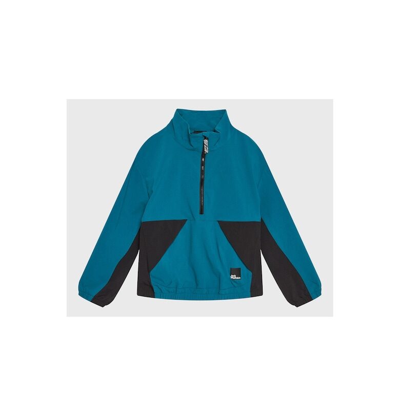 Детски суичър -  Полиамид - Син Jack Wolfskin