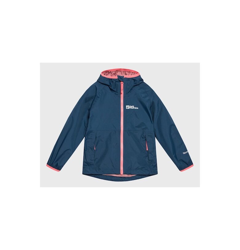 Детско яке за дъжд -  302724468 - Полиамид - Морско синьо - Тъмносин Jack Wolfskin