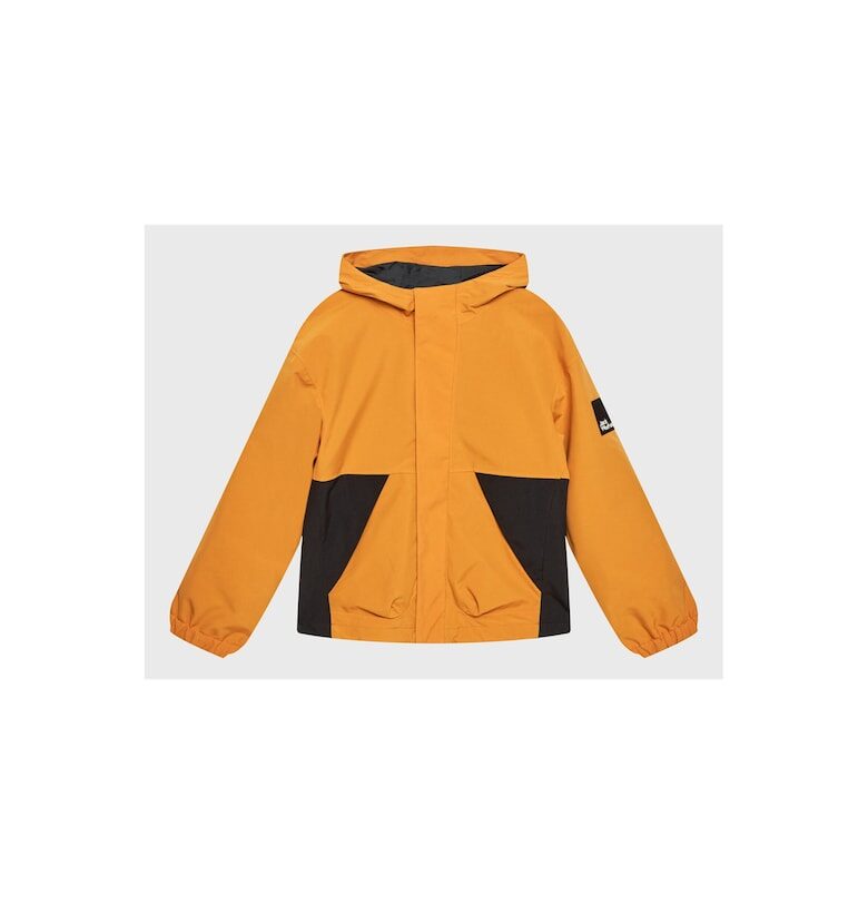 Детско яке за дъжд -  Полиестер - Жълт Jack Wolfskin
