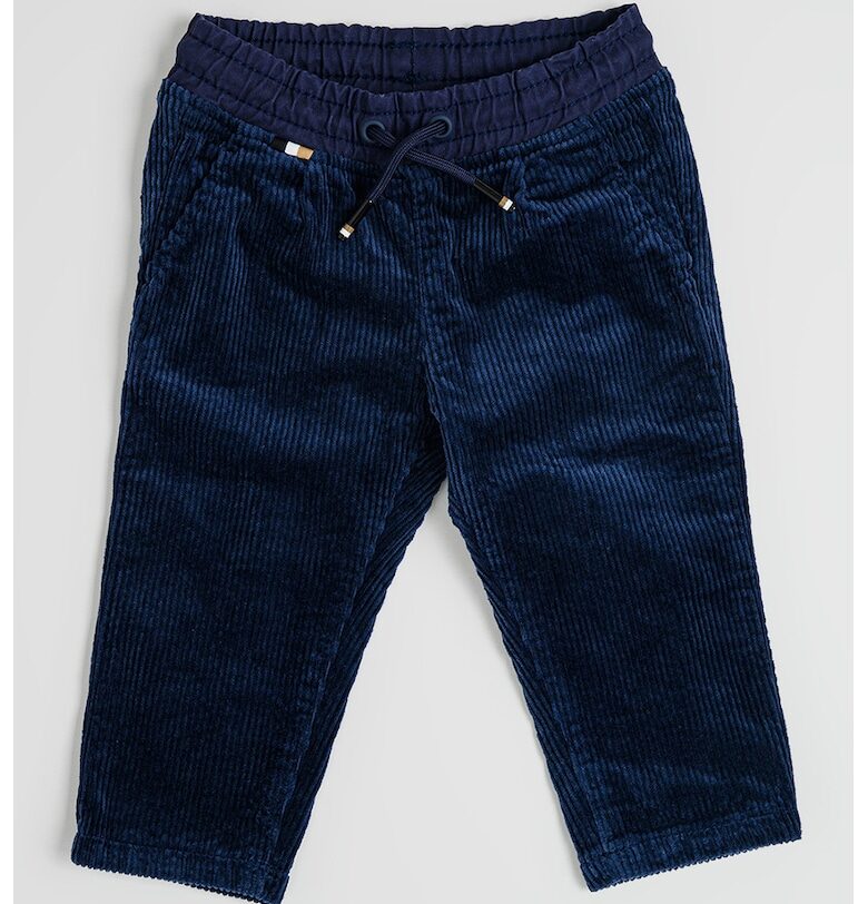 Джинсов панталон с връзка - Тъмносин BOSS Kidswear