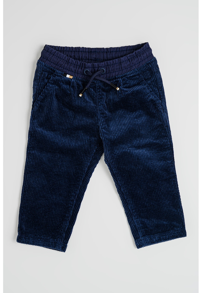 Джинсов панталон с връзка - Тъмносин BOSS Kidswear