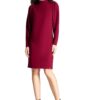 Дневна рокля 690 - Ленитиф - Полиестер/Еластан - Червена Lenitif