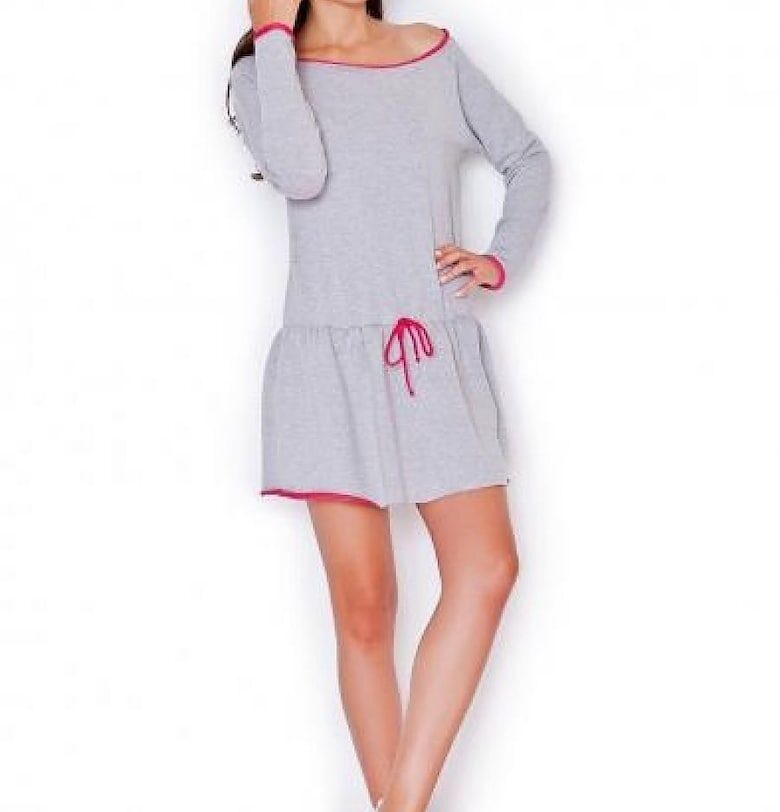 Дневна рокля  сива - KATRUS