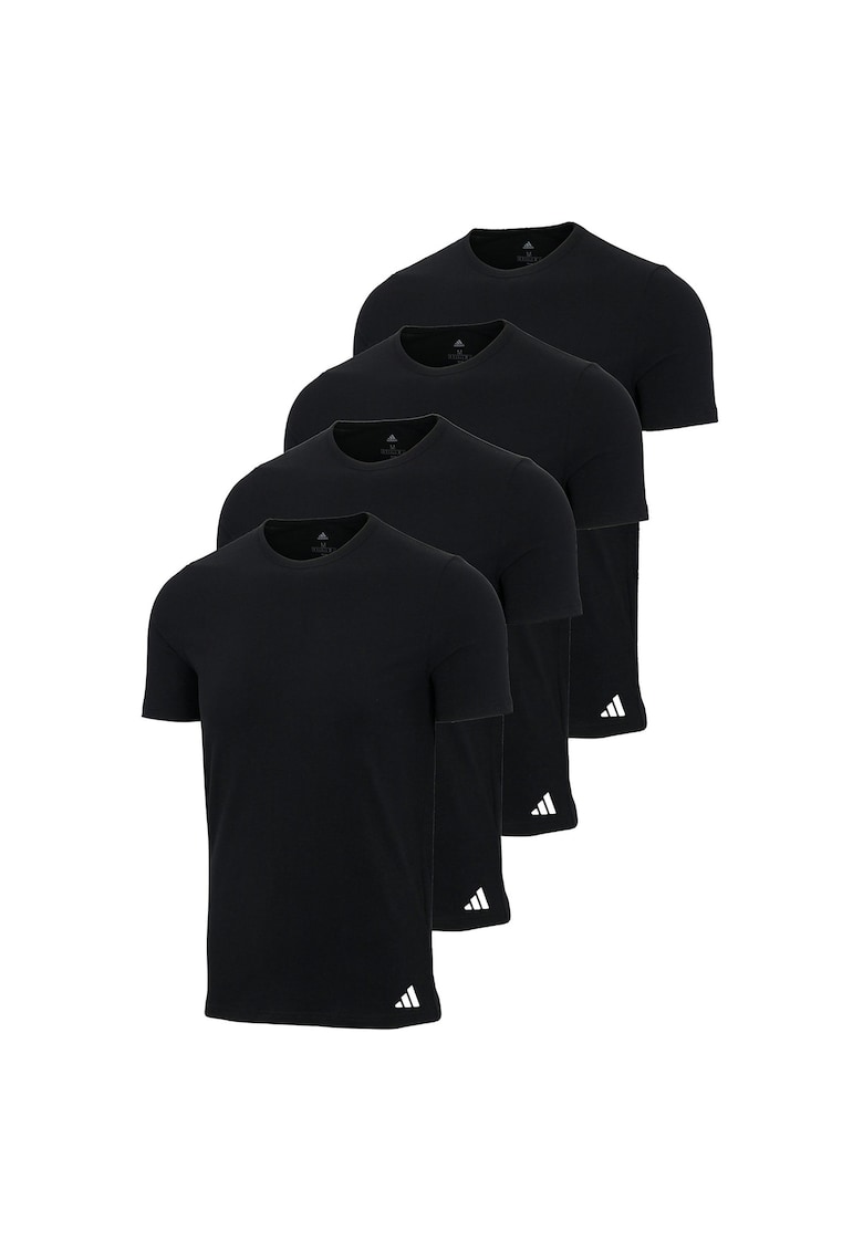 Домашна тениска - 4 броя - Черен adidas
