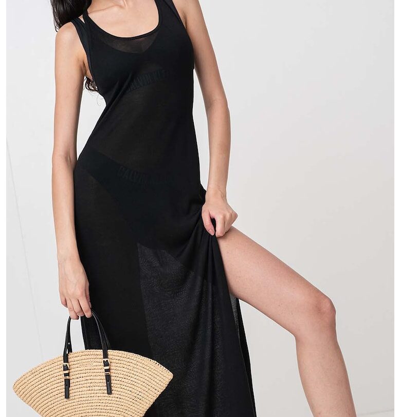 Дълга ефирна плажна рокля CALVIN KLEIN