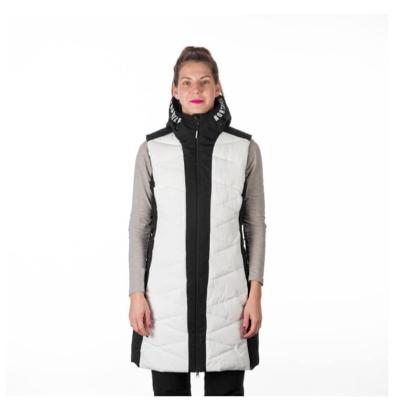 Дълга жилетка за жени -  3300000 - Полиестер - Бял NORTHFINDER
