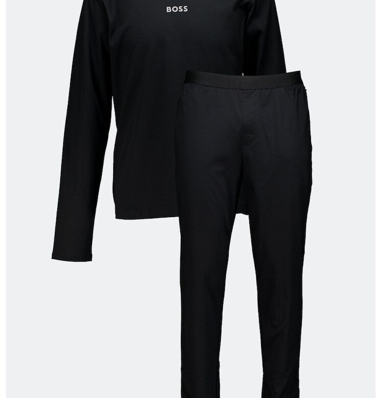 Дълга памучна пижама BOSS