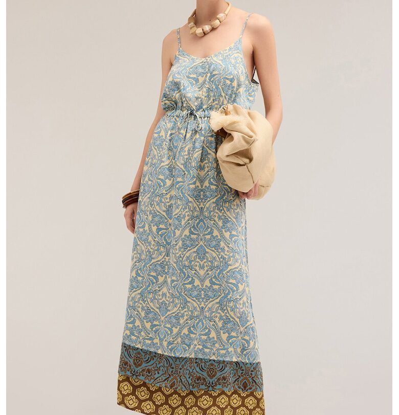 Дълга разкроена рокля Motivi